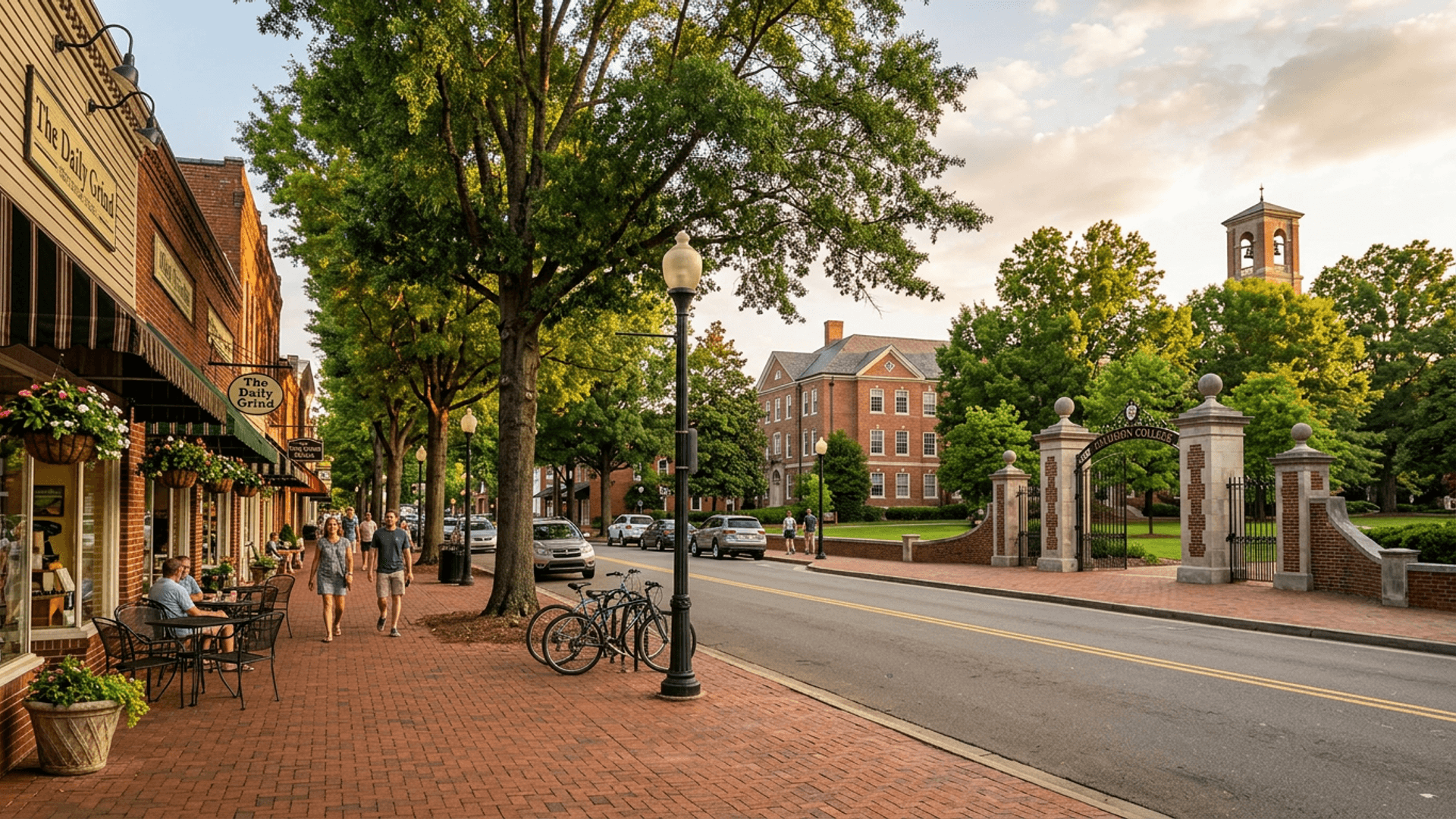 Davidson cityscape