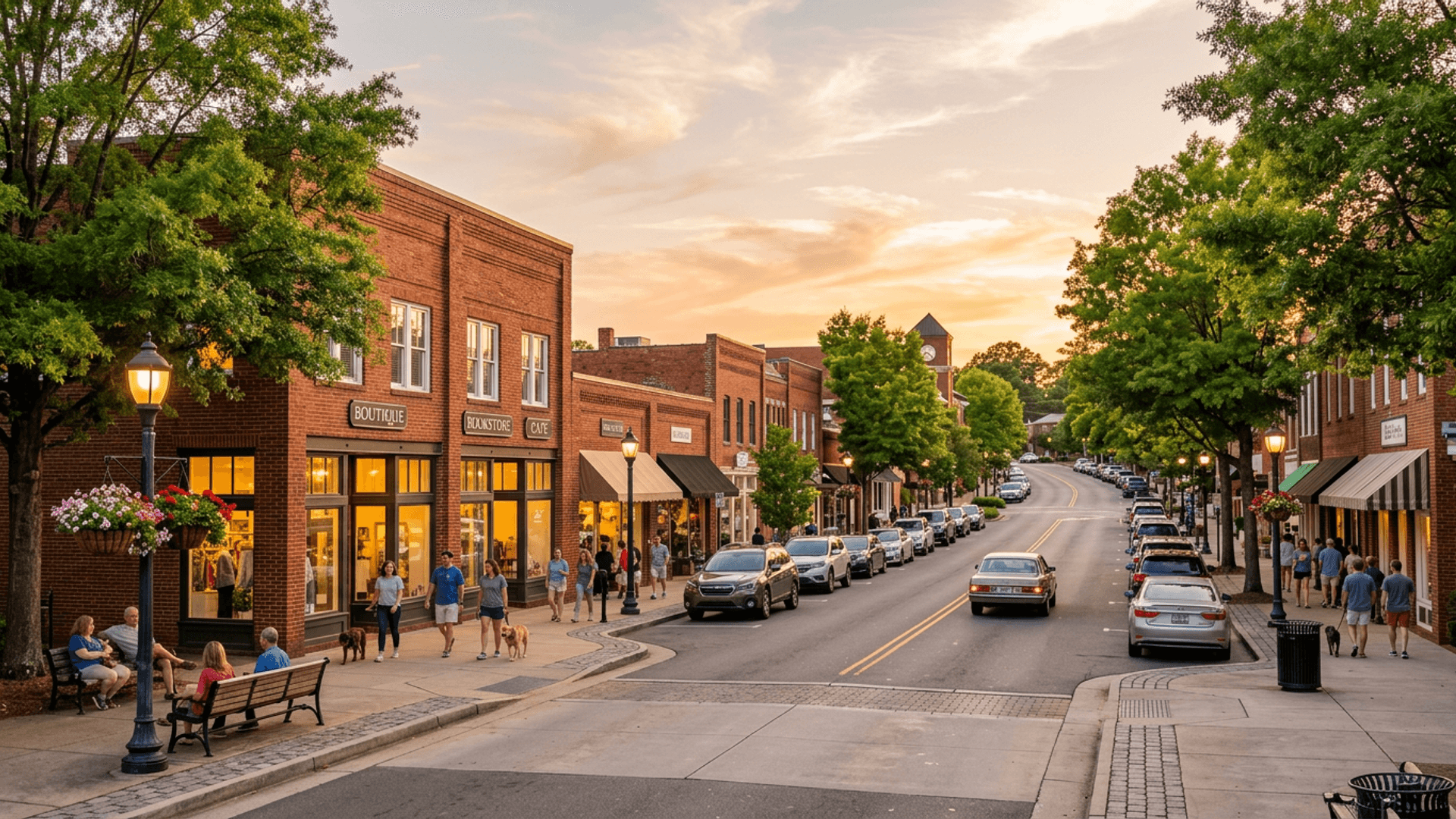 Huntersville cityscape