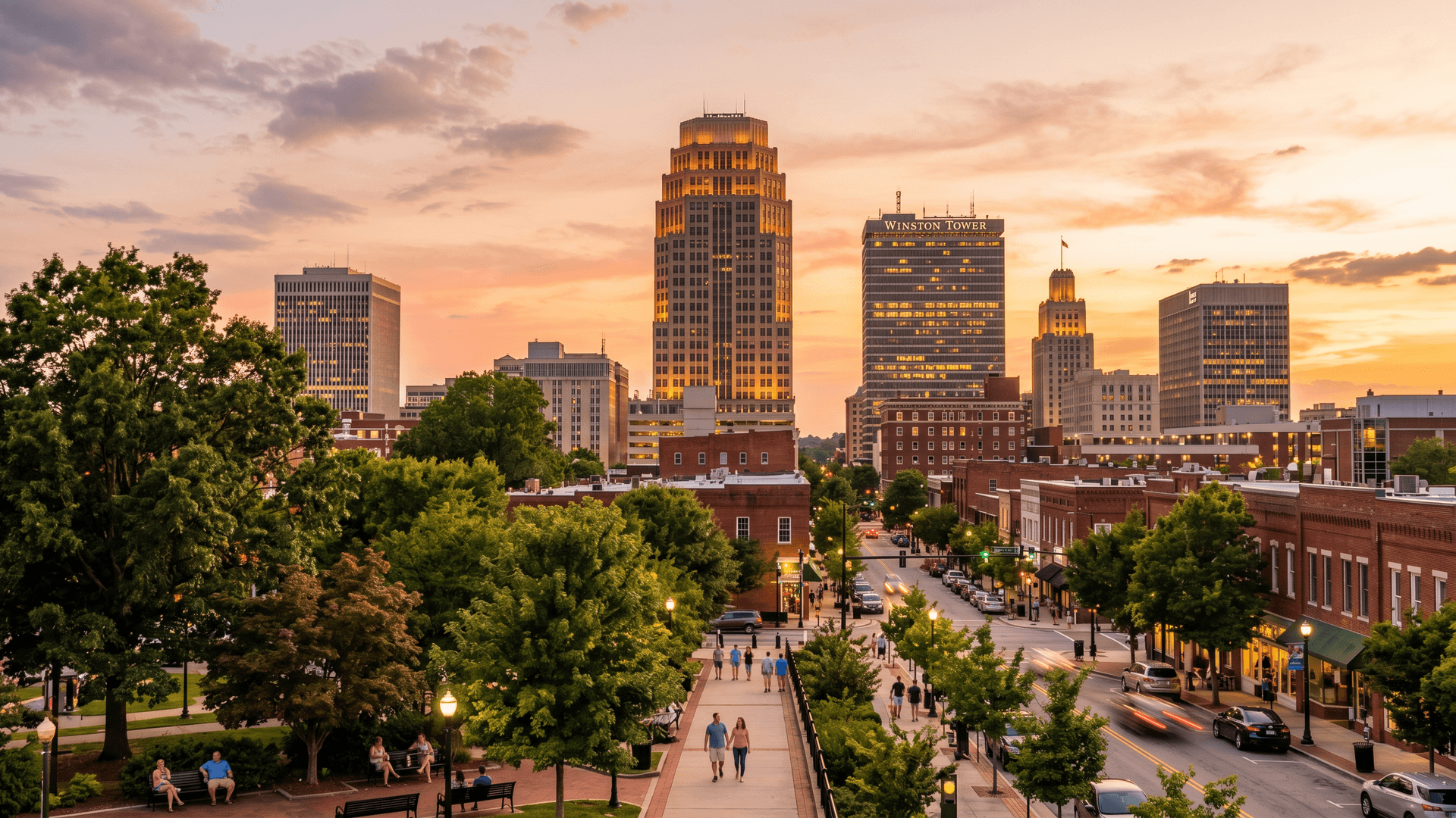 Winston-Salem cityscape